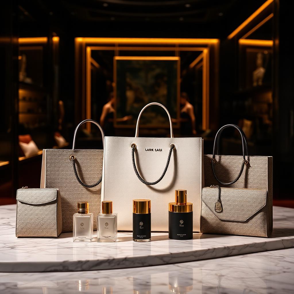 Premium retail shopping bags and products